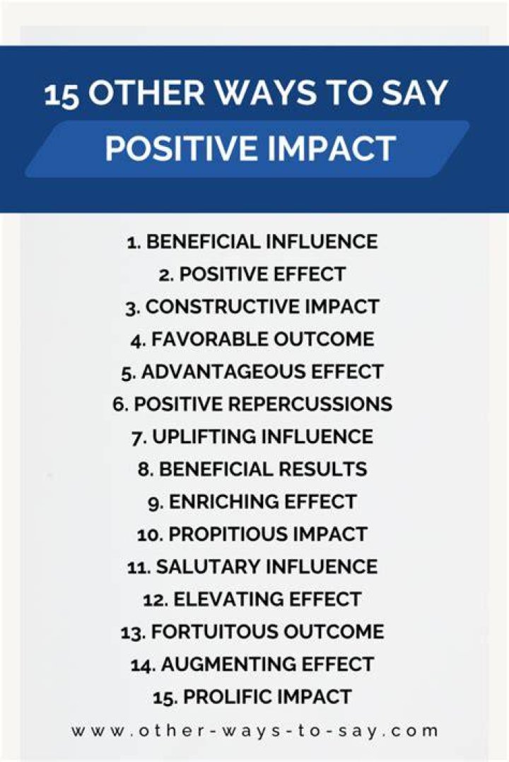 How can you have a positive impact on others?