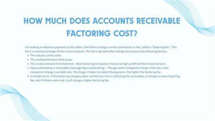 How much does it cost to factor invoices?