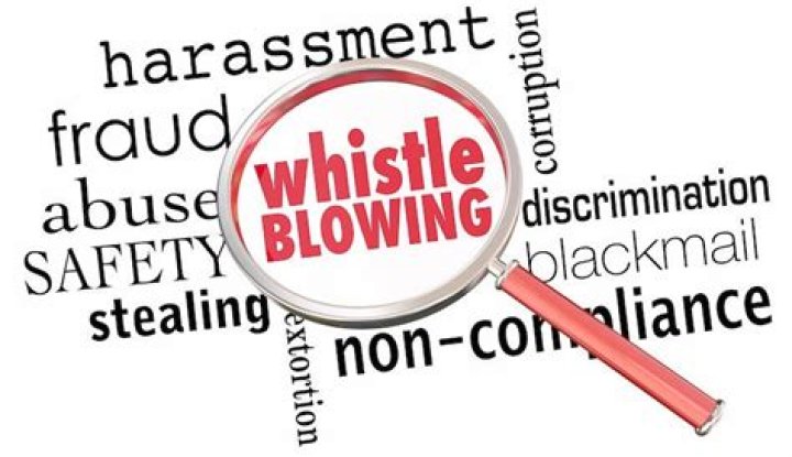 Is whistle blowing do good in the company?