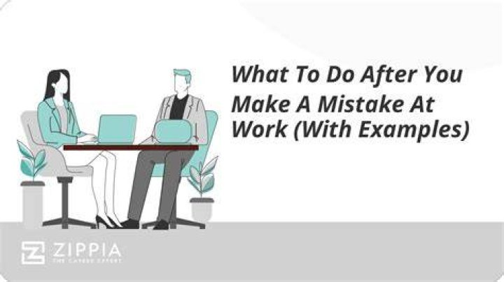 What do you do when a coworker makes a mistake?