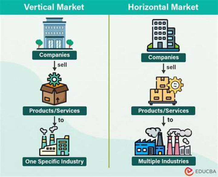What is a business vertical market?
